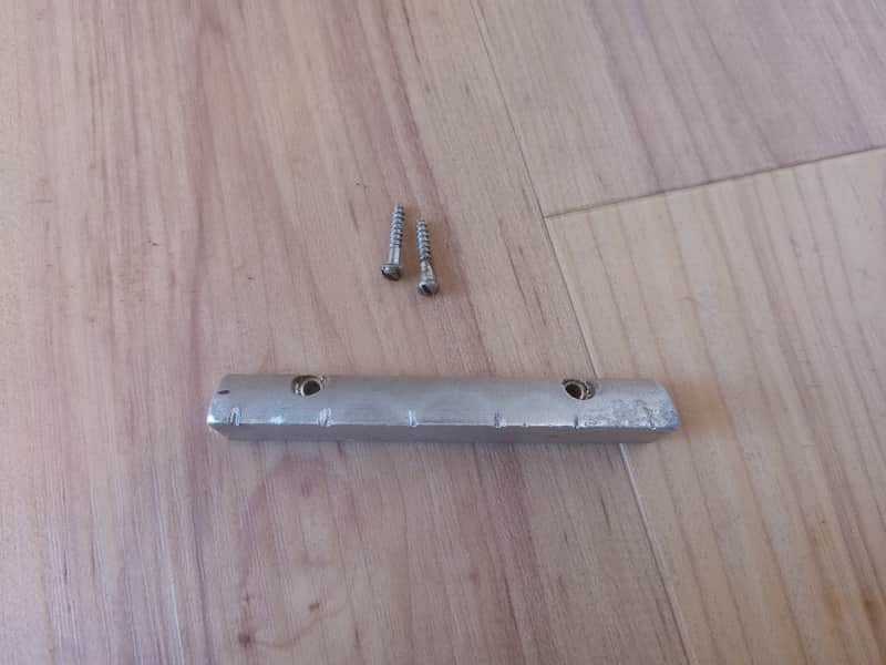 Vintage 1940's Epiphone Lap Steel Guitar Nut w/ Mounting Screws! image 1