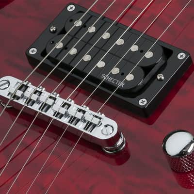 Schecter C-6 Plus - See-Thru Cherry Burst (447) image 7