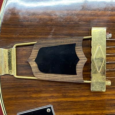 Ventura V-1502 Al Ciaola Copy Electric Guitar 1970's - Walnut w/ Case Made in Japan image 5