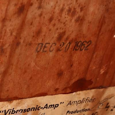 1962 Fender Vibrasonic Amp 6G13-A - Brownface image 6