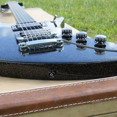 Early 80's Guild X-79, Original, Beautiful Black Metallac, Great Cond, OHSC! image 11