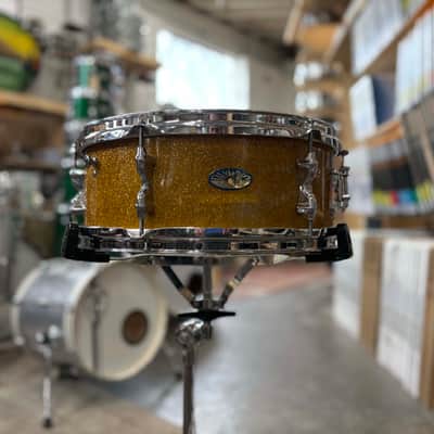 Olympic 5x14" Gold Sparkle Snare Drum image 2