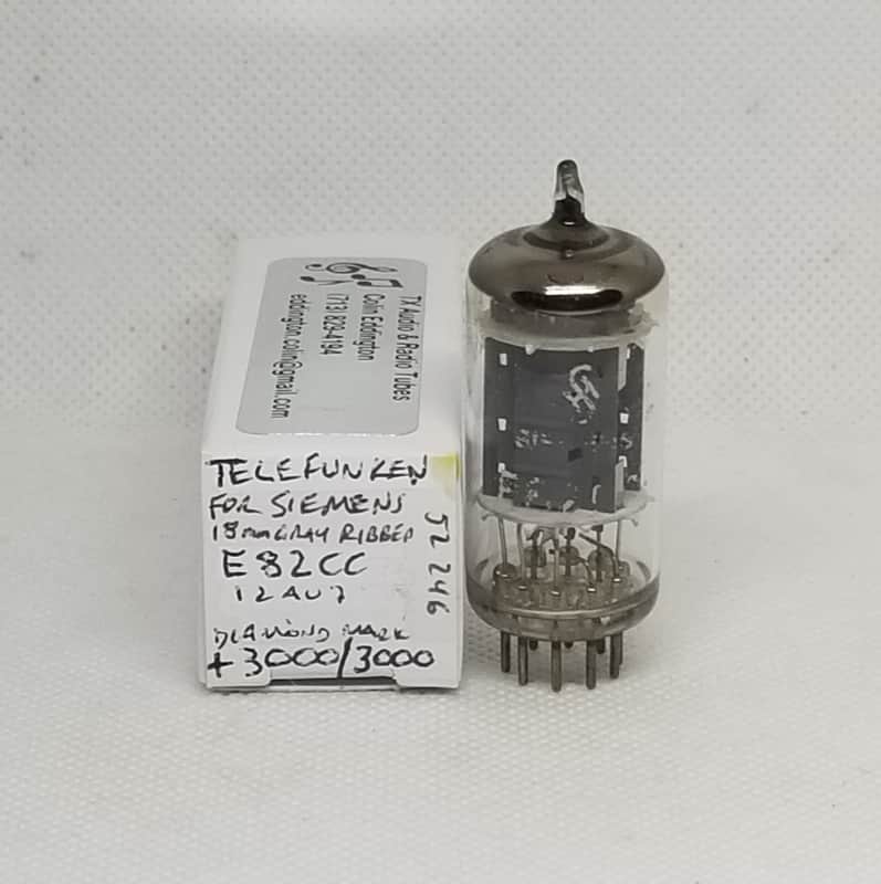 telefunken 12au7 ecc82 スムースプレート Telefunken ECC82 12AU7 Smooth Plates | Soundlumia