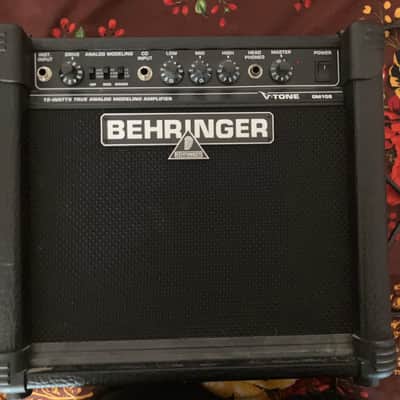 Behringer GM108 V-Tone 8" 15-Watt Guitar Combo 2000s - Black image 2