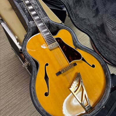 D'Angelico Excel EXL-1 Hollow Body Archtop with Rosewood Fretboard 2010s - Natural-Clear image 1
