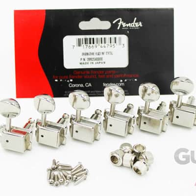 Genuine Fender Nickel Vintage Strat/Tele Stratocaster/Telecaster Tuners Machines image 4