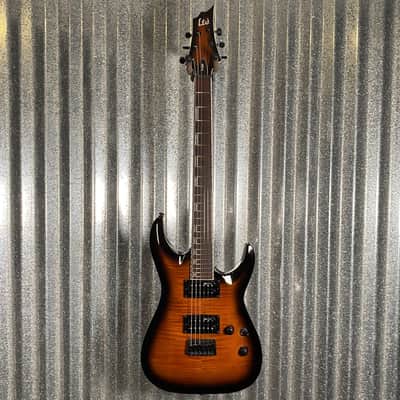 ESP LTD H-200 Flame Top Dark Brown Sunburst Guitar H200FMDBSB #2092 Used image 2
