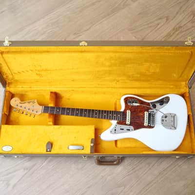 1963 Fender Jaguar Vintage Offset Electric Guitar Pre-CBS Olympic White w/hc image 25