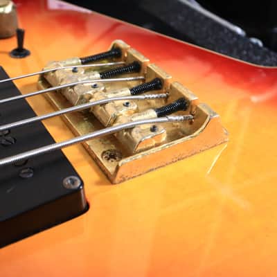 1984 Ibanez DT-870 Destroyer Bass Guitar Cherry Sunburst image 17