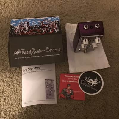 EarthQuaker Devices Time Shadows II Subharmonic Multi-delay Resonator Pedal 2023 - Maroon/White image 4