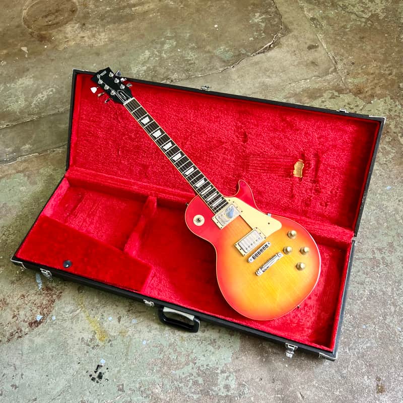Greco EG-500 Les Paul Singlecut standard 1978 - Cherry sunburst original vintage MIJ Japan OX image 1