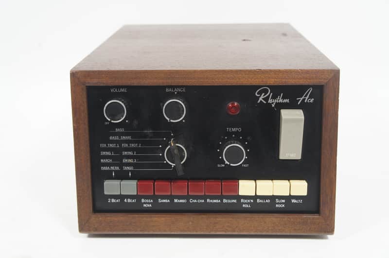 [SALE Ends June 22] Ace Tone Rhythm Ace FR-6 Vintage Analog Drum Machine FR6 For the US 120V image 1