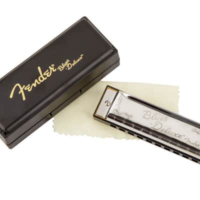 Fender Blues Deluxe Harmonica, Key of C 2016 - Chrome image 2
