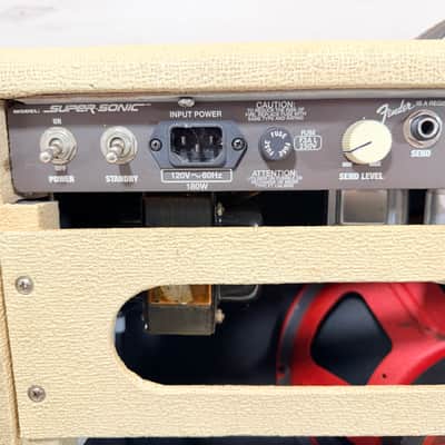 Fender Super-Sonic 112 USA Tube Combo — Eminence Governor Upgrade — Classic Fender Cleans + High-Gain Burn 2007-2008 image 13
