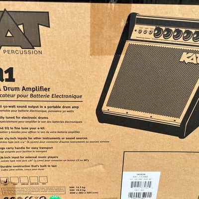 KAT Percussion KA1 50w Drum Amp - Black/Silver image 5