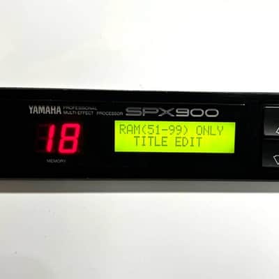 Yamaha SPX900 Professional Multi-Effect Processor 1980s - Black TGHM image 10