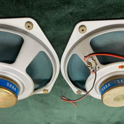 Pair of Saba Green Cone Woofers and Tweeters 5 Ohm Version in Excellent + Cond. image 10