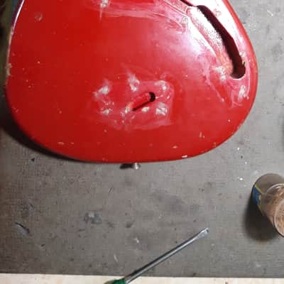 Fender Musicmaster Bass 1972 - 1975 - Dakota Red image 12