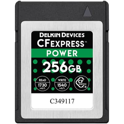 Delkin Devices 256GB CFexpress POWER Memory Card image 2