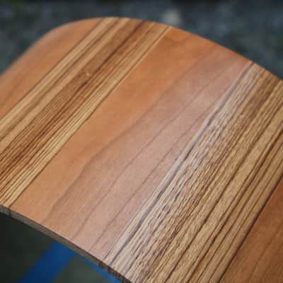 HHG drums PRE-SALE 14x7 Zebrawood/cherry Stave Snare 2020 Natural Satin Lacquer image 12