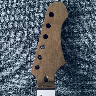 Roasted Maple Wood DIY Project Strat Style Guitar Neck image 6