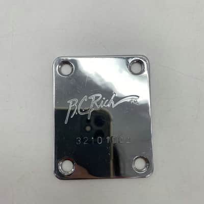 BC Rich Chrome Guitar Neck Plate image 1