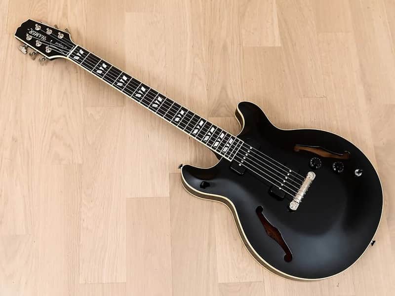 2008 Hamer "USA" "Newport 90" Willcutt Custom Order, Maple Carved Top & Ebony Board image 1