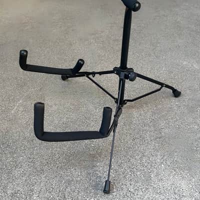 ToyAttack Acoustic Guitar Folding Compact A-Frame Mini Stand Black - Black image 2