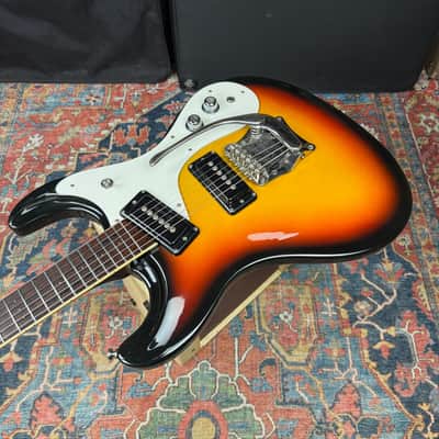 *Video* Mosrite Super Excellent ’65 MKI Kurukumo 3 Tone Sunburst MIJ - 1990's image 7