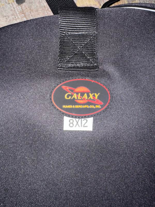 Humes & Berg Galaxy 8x12 Tom Drum Bag 2010s - Black image 1