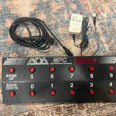 ADA A/DA MPC Midi Foot Controller Pedal 1980's -w/AC adapter + midi cable- Not working 100% image 1