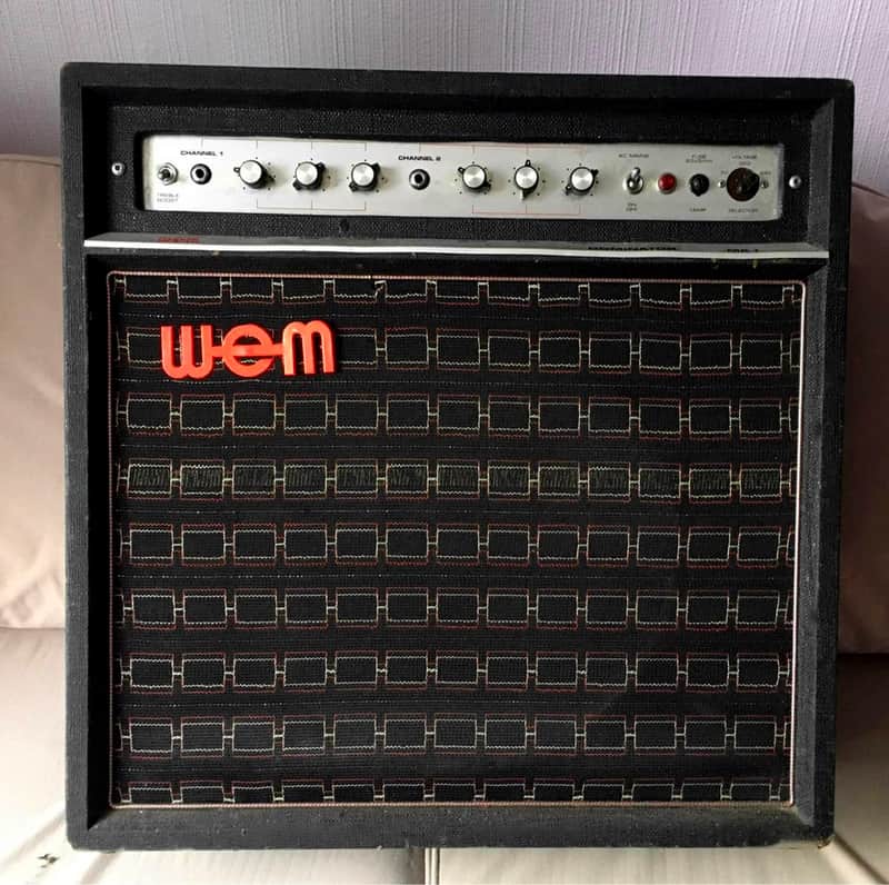 1972 WEM Dominator MKI valve guitar amplifier (3 x 12AX7,  2 x EL84, SUPER RARE, EARLY MODEL) image 1