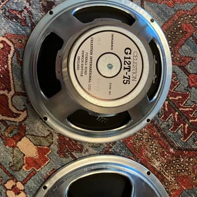 Celestion G12T-75 16ohm UK 1987 pair image 2