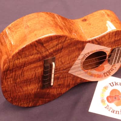 Kiwaya KPC-1K / HG Solid High Grade Hawaiian Koa Concert Ukulele #5399 image 9