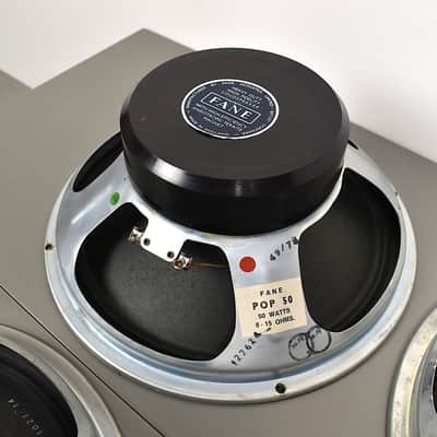 Fane Pulsonic cone speakers from 1972/73 used by : Hiwatt Vox Orange Sound city image 2