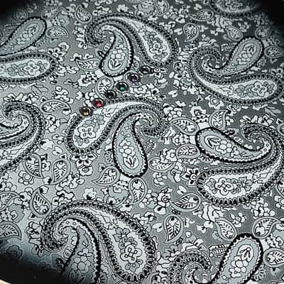 MyDream Partcaster Custom Built - Black Paisley Thinline Dreamsongs Freeway image 13