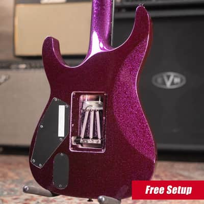 ESP LTD KH-602 Kirk Hammett Signature Electric Guitar - Purple Sparkle with Hardshell Case - Used image 2