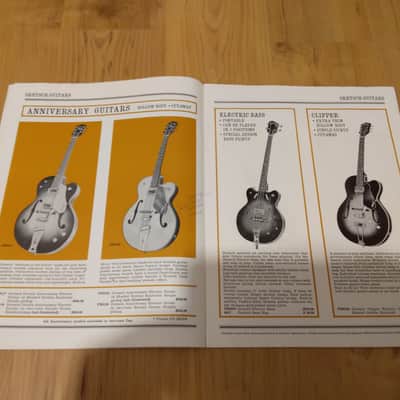 Vintage 1965 Gretsch Guitars & Amplifiers Catalog! Chet Atkins, White Falcon! Rare, Original Case Candy! image 5