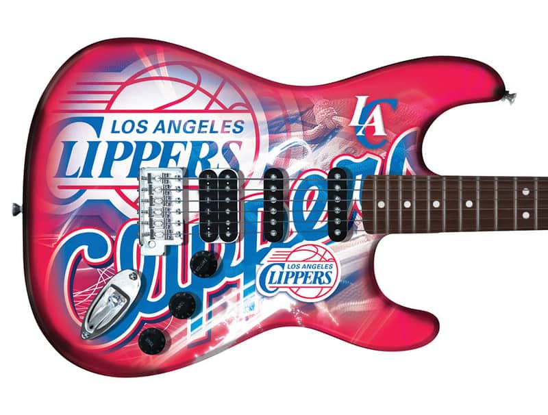 Woodrow Los Angeles Clippers Northender Guitar, NENBA13 image 1