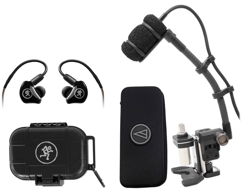 Audio Technica ATM350D Condenser Instrument Microphone+Mackie Bluetooth Monitors image 1