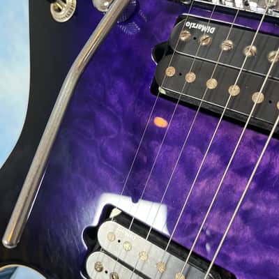 2015 ESP E-ii ST-2 Quilted Maple Reindeer Blue Super Strat Made in Japan image 22