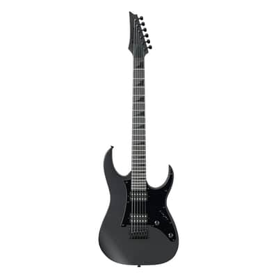 Used Ibanez GIO GRGR131EXBKF RG Electric Guitar - Black Flat image 2