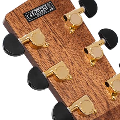 Cort GAPFBEVELNAT Grand Regal Bevel Cut Spruce Top Mahogany Neck 6-String Acoustic-Electric Guitar image 11