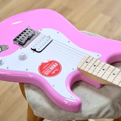 Fender Squier Sonic Stratocaster HT H Flash Pink Electric Guitar image 3