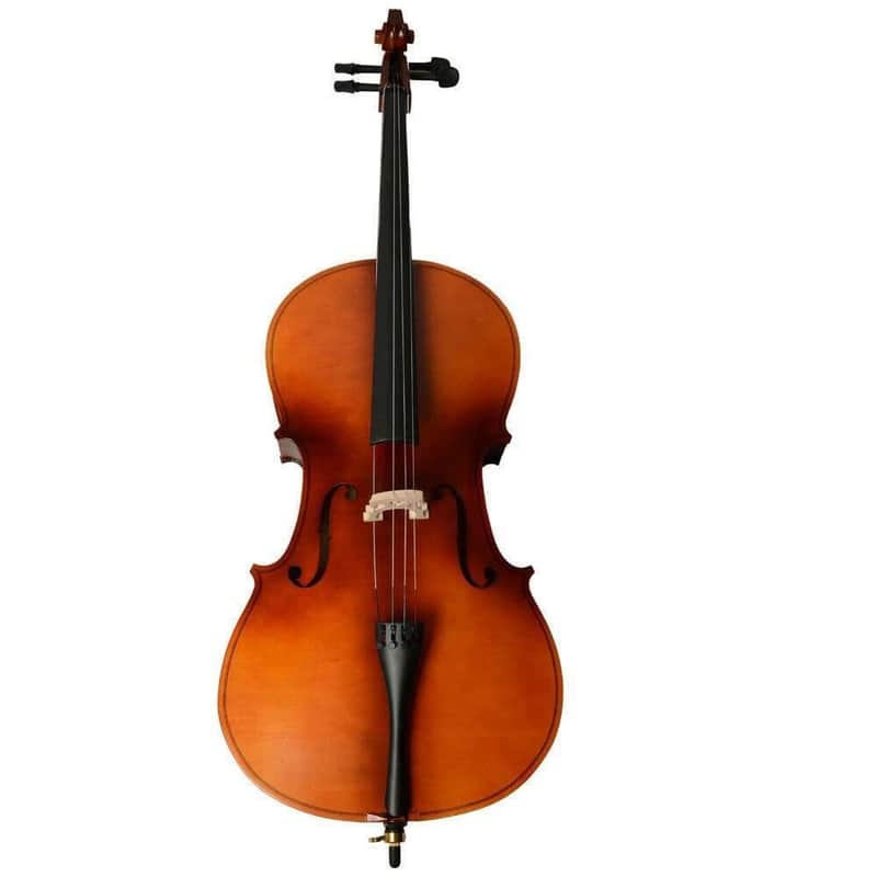 Professional Cello 4/4 Full Size BassWood Set with Bag+Bow+Rosin+Bridge image 1