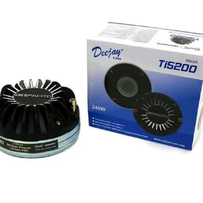 DEEJAY LED TI5200 DJL Despacito 2-inch Titanium Neo Driver Small Speaker 8 Ohm 120 Watts RMS 240 Watts Program image 1
