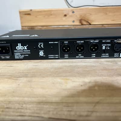 DBX 234xs XLR Stereo 2/3 Way/Mono 4-Way Crossover 2010s - Silver image 4