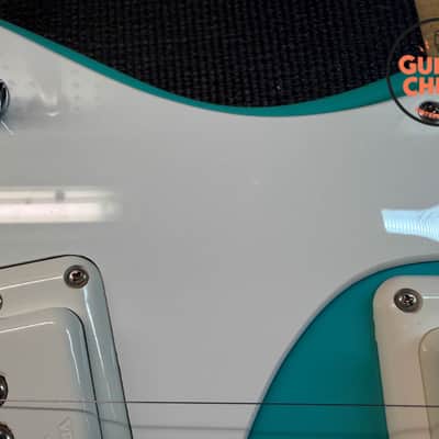 2000s Mosrite Ventures Model Super Custom ’65 Surf Green OHSC image 15