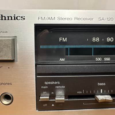 Technics SA-120 Vintage FM/AM Stereo Receiver – Cleaned, LED Upgrade, Sounds Great! image 4