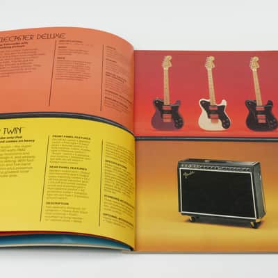 Fender Catalog 1976 Case Candy Telecaster Stratocaster Jazzmaster Jaguar image 5